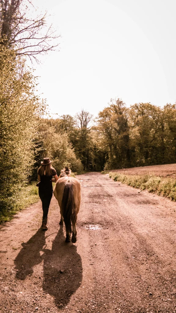 Perrine et Prince le poney